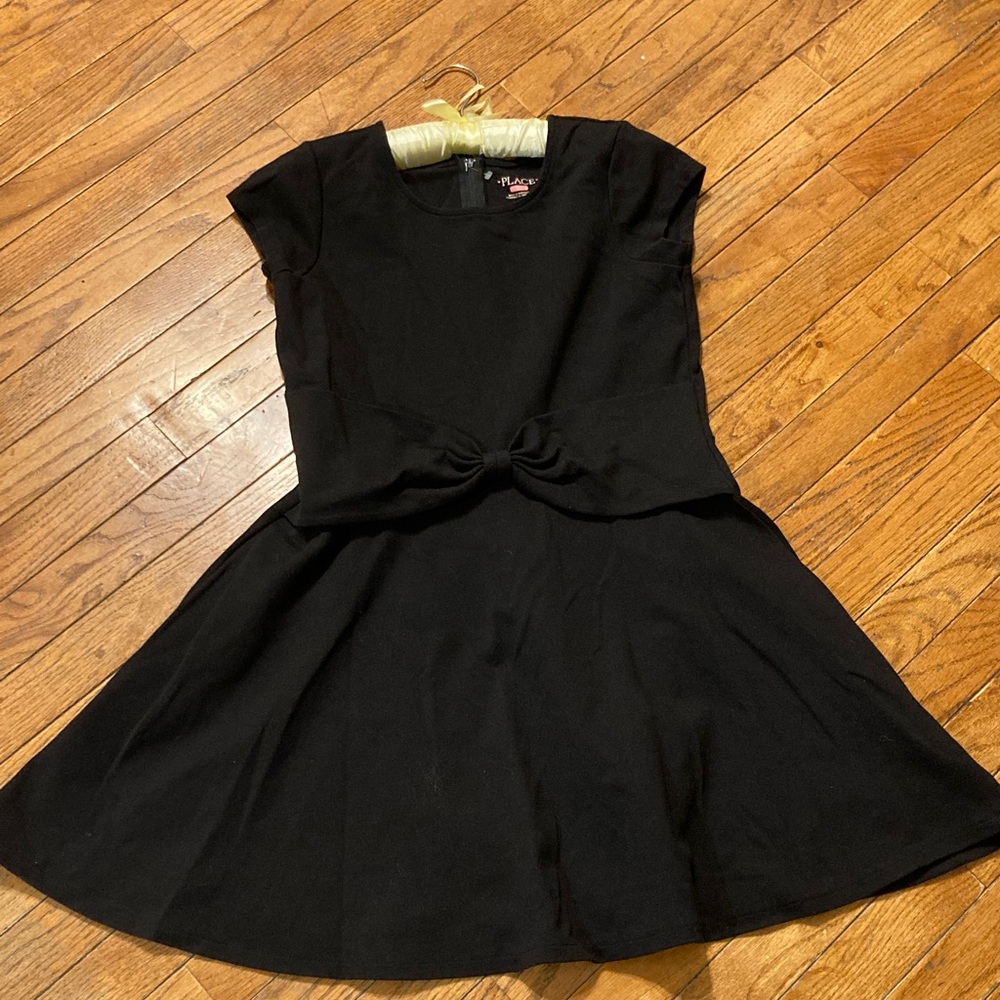 Elegant Black Kids Dress with bow